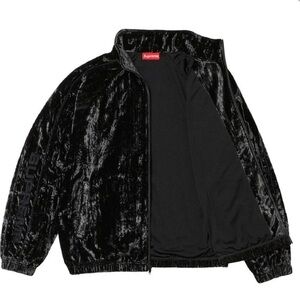 Supreme crushed Black Track Jacket